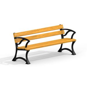 Bordeaux Bench w/ Armrests