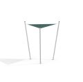 Sun Shade Triangle 3x3x3 Atlantis (Metal)